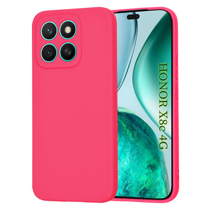 Case for Honor X8c, Techsuit, SoftFlex, Dark Pink