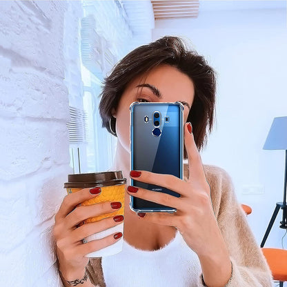 Case for Huawei Mate 10 Pro, Techsuit, Shockproof Clear, Transparent