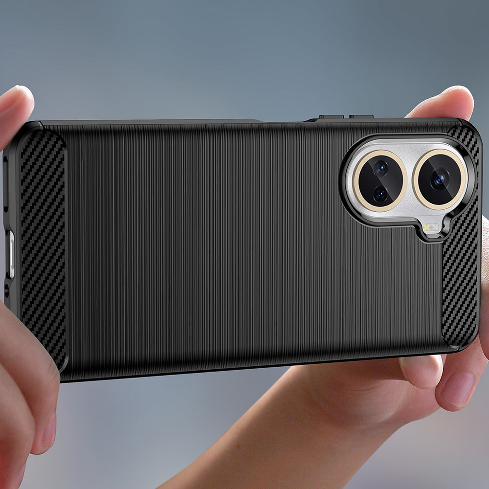Case for Huawei nova 10 SE, Techsuit, Carbon, Black
