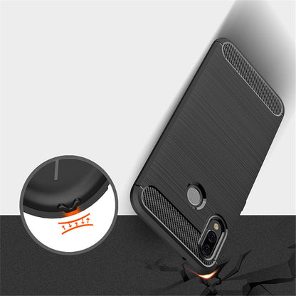 Case for Huawei P20 Lite, Techsuit, Carbon, Black