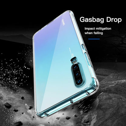 Case for Huawei P30, Techsuit, Shockproof Clear, Transparent