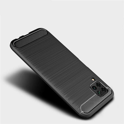 Case for Huawei P40 lite 4G, Techsuit, Carbon, Black