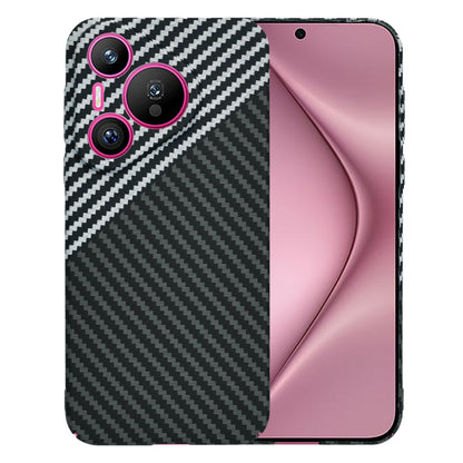 Case for Huawei Pura 70, Techsuit, Carbonite FiberShell, Black Gray