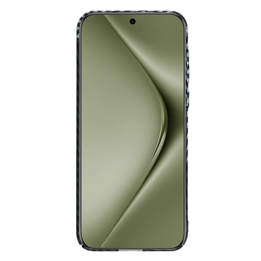 Case for Huawei Pura 70 Ultra, Techsuit, Carbonite FiberShell, Black Gray