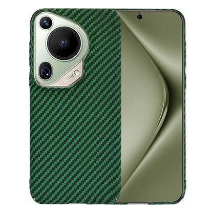 Case for Huawei Pura 70 Ultra, Techsuit, Carbonite FiberShell, Green