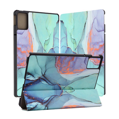Case for Lenovo Tab M11, Techsuit, FoldPro Green Time, Multicolor