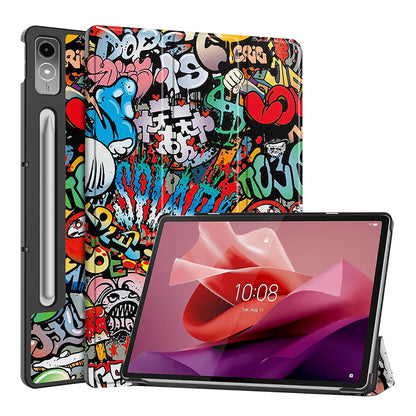 Case for Lenovo Tab P12, Techsuit, FoldPro Urban Vibe, Multicolor