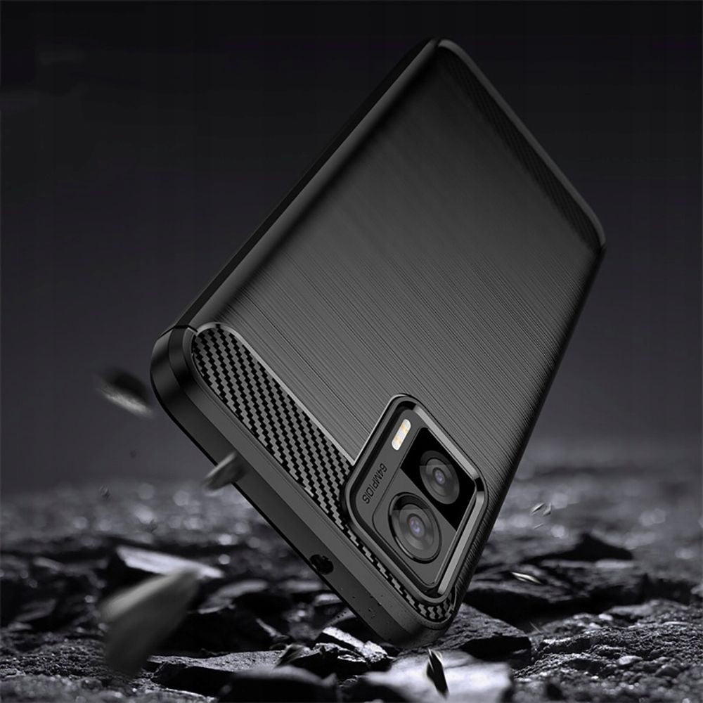 Case for Motorola Edge 30 Neo, Techsuit, Carbon, Black