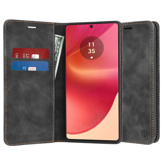 Case for Motorola Edge 50 Fusion, Techsuit, Confy, Black