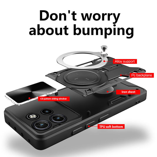 Case for Motorola Edge 60 Neo / Edge 50 Neo, Techsuit, CamGuard Pro, Black