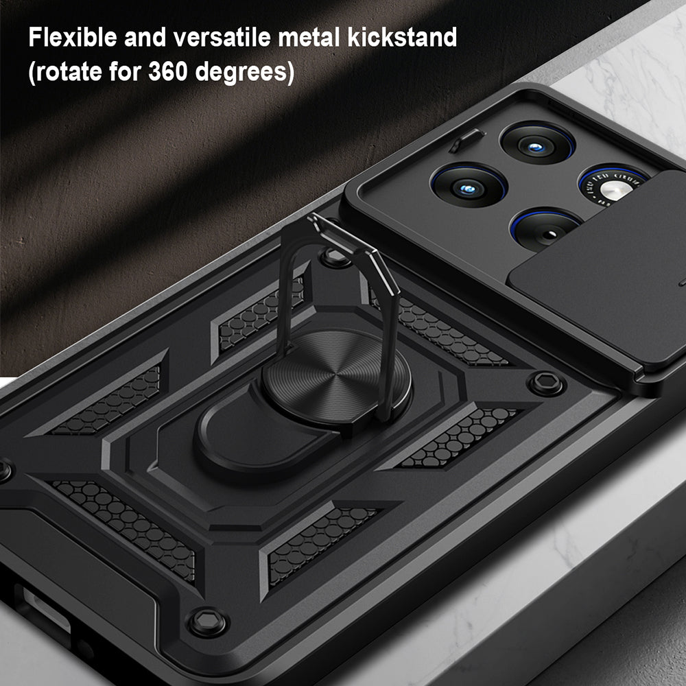 Case for Motorola Edge 70 Fusion, Techsuit, CamShield, Black