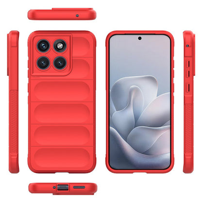 Case for Motorola Edge 70 Fusion, Techsuit, Magic Shield, Red