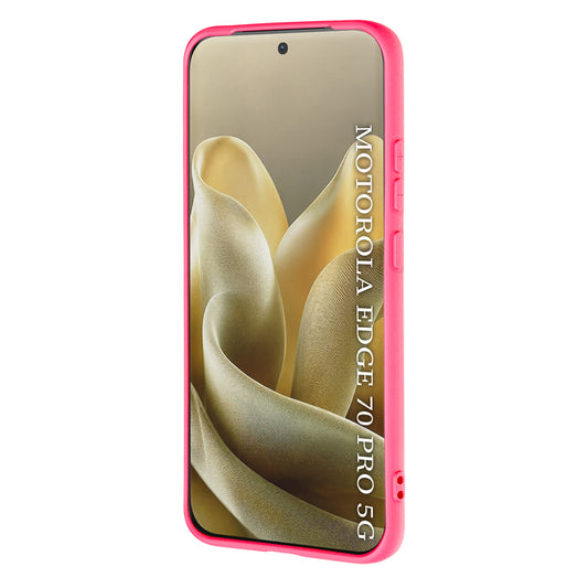 Case for Motorola Edge 70 Pro, Techsuit, SoftFlex, Dark Pink