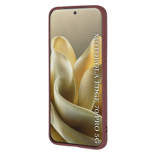 Case for Motorola Edge 70 Pro, Techsuit, SoftFlex, Burgundy