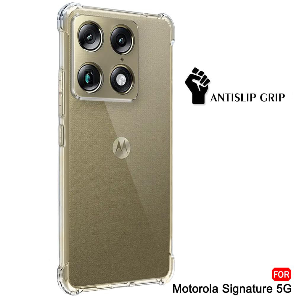 Case for Motorola Edge 70 Ultra / Signature, Techsuit, Shockproof Clear, Transparent