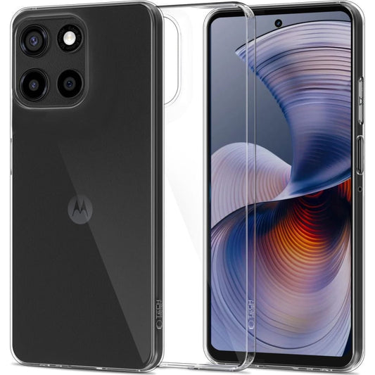 Case for Motorola Moto G56, Tech-Protect, Flexair, Transparent