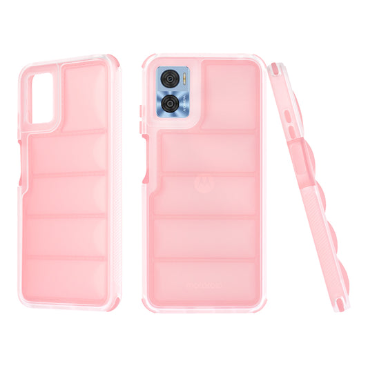 Case for Motorola Moto E22i / E22, Techsuit, Wave Shield, Pink