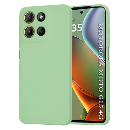 Case for Motorola Moto G15 / G15 Power, Techsuit, SoftFlex, Light Green