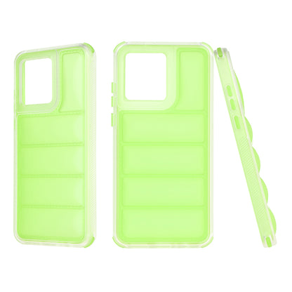 Case for Motorola Moto G84, Techsuit, Wave Shield, Green