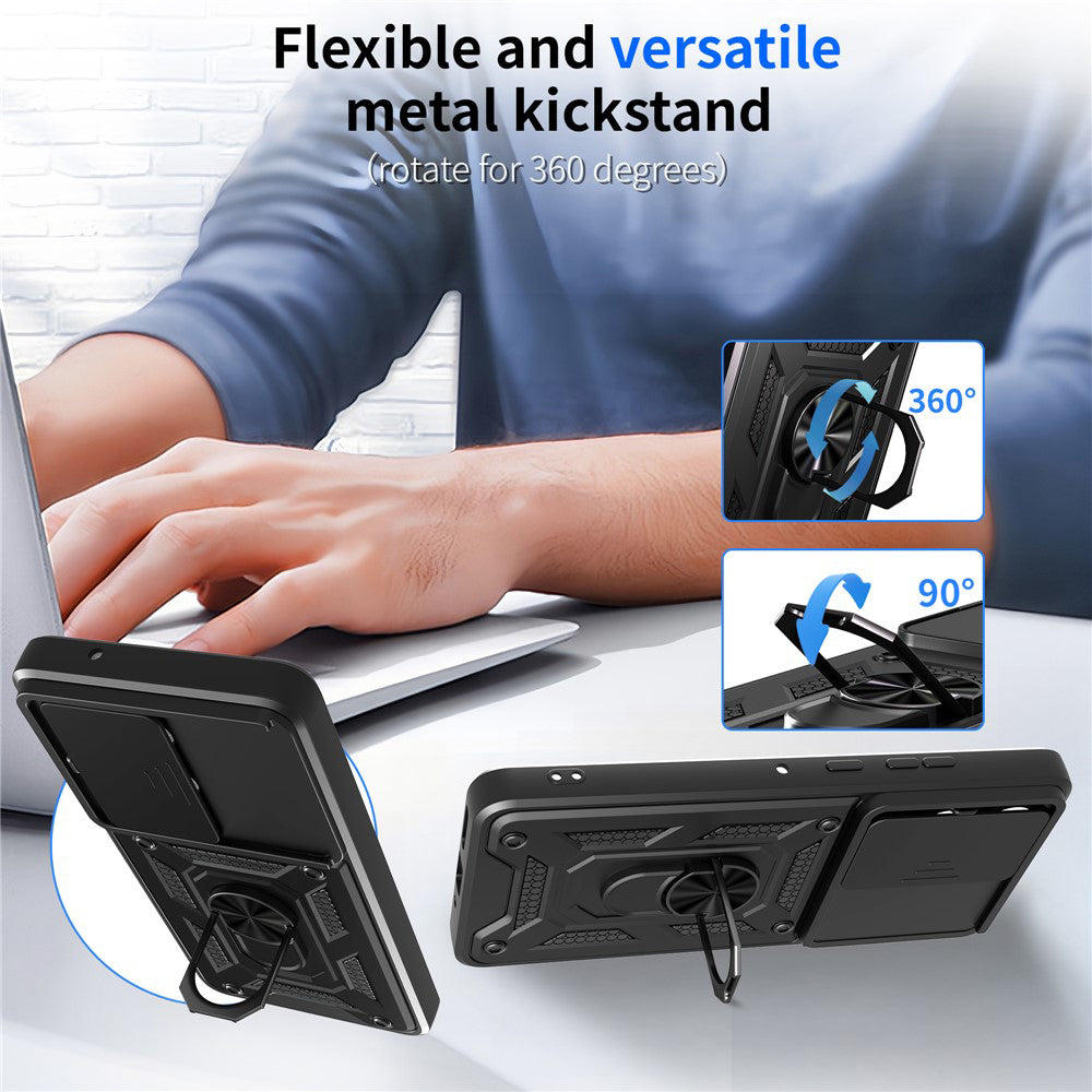 Case for Motorola Moto G86 Power, Techsuit, CamShield, Black