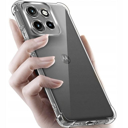 Case for Motorola Moto G86 Power, Techsuit, Shockproof Clear, Transparent