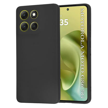 Case for Motorola Moto G86, Techsuit, SoftFlex, Black
