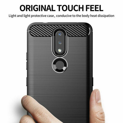 Case for Nokia 2.4, Techsuit, Carbon, Black