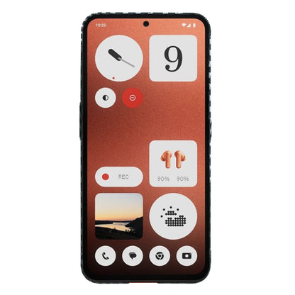 Case for Nothing CMF Phone 1, Techsuit, Carbonite FiberShell, Black Gray