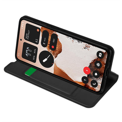 Case for Nothing CMF Phone 2 Pro, Techsuit, Magskin Book, Black