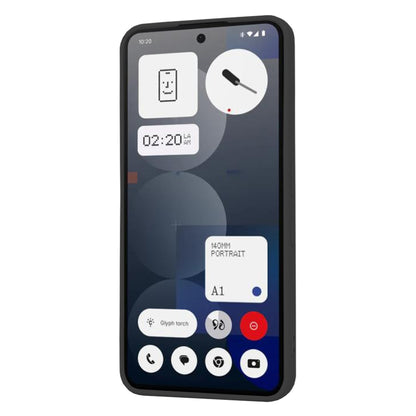 Case for Nothing Phone (3a) Pro, Techsuit, SoftFlex, Black