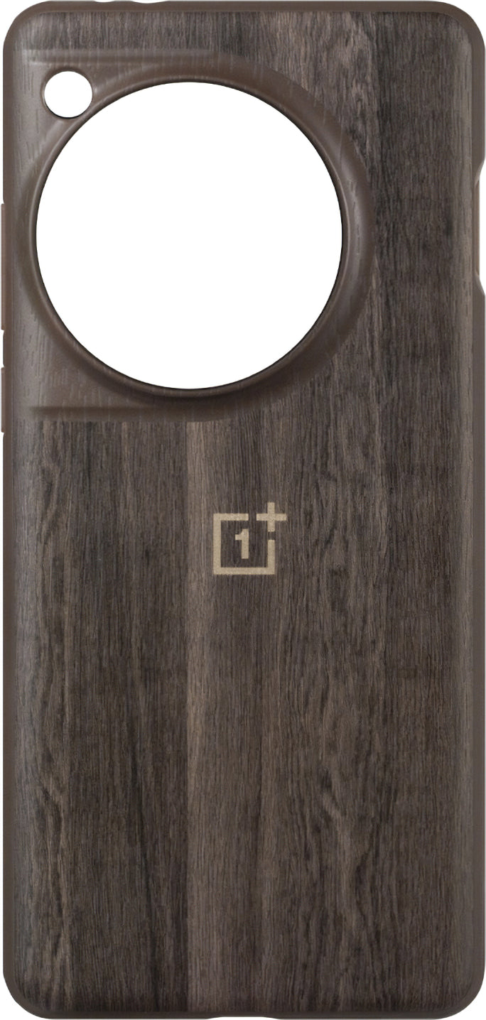 Case for OnePlus 12, Walnut Texture Bumper, Brown 5431101524