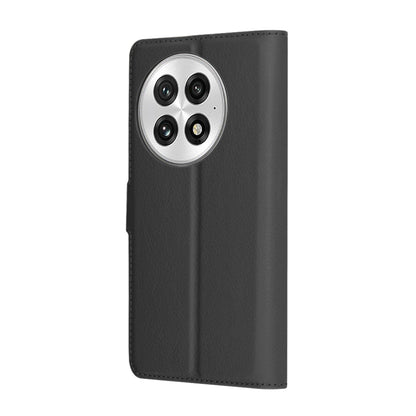 Case for OnePlus 13, Techsuit, Leather Folio, Black