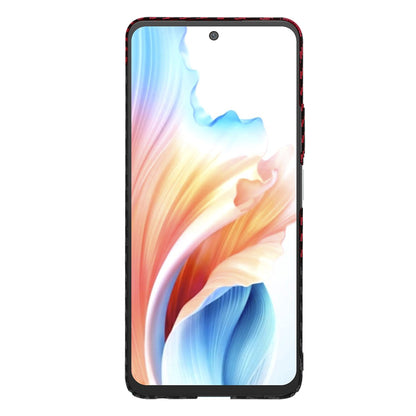 Case for OnePlus Nord N30 SE / Oppo A79, Techsuit, Carbonite FiberShell, Black Red