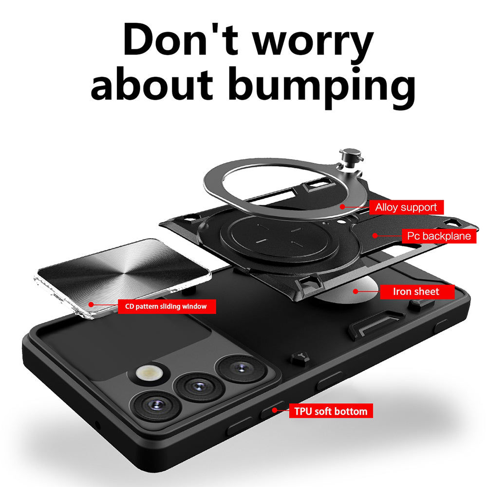 Case for Oppo A5 4G / A5 5G, Techsuit, CamGuard Pro, Purple