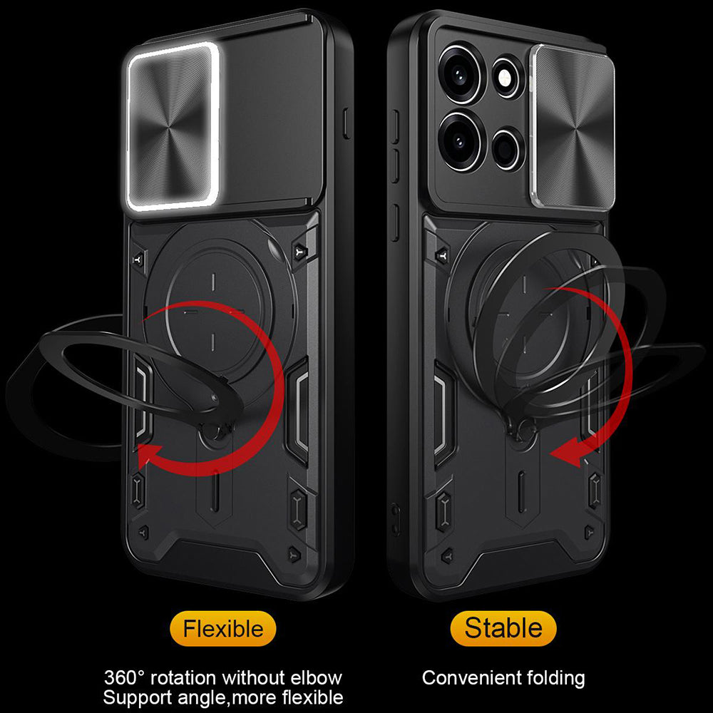 Case for Oppo A6 Pro 5G / A6 Pro 4G, Techsuit, CamGuard Pro, Rose Gold
