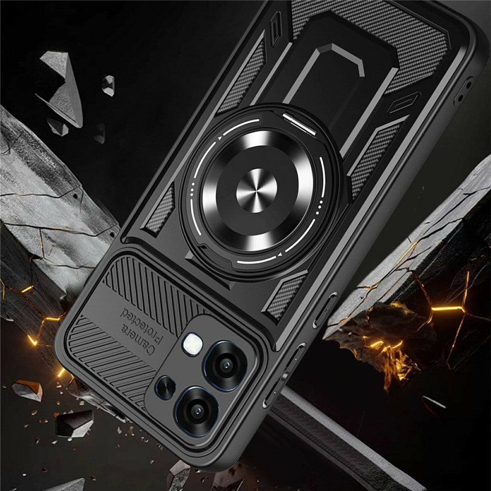 Case for Oppo A6 Pro 5G / A6 Pro 4G, Techsuit, RuggedCam, Blue