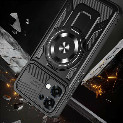 Case for Oppo A6 Pro 5G / A6 Pro 4G, Techsuit, RuggedCam, Purple