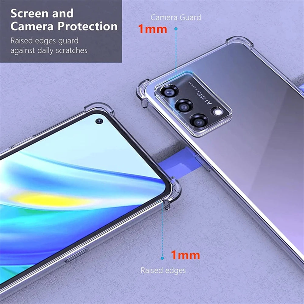 Case for Oppo Reno10 / Reno10 Pro, Techsuit, Shockproof Clear, Transparent