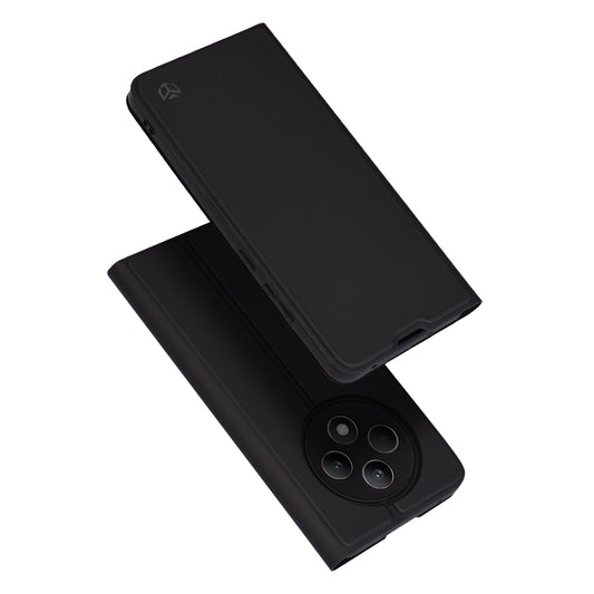 Case for Oppo Reno12 FS 5G / Reno12 FS 4G / Reno12 F 4G / Reno12 F, Techsuit, Magskin Book, Black