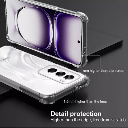 Case for Oppo Reno12 Pro, Techsuit, Shockproof Clear, Transparent