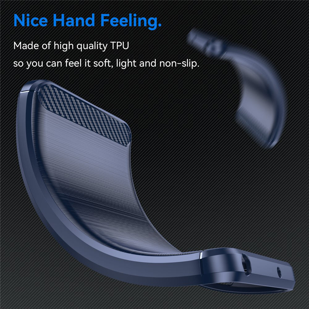 Case for Oppo Reno14 FS 5G / Reno14 F, Techsuit, Carbon, Blue