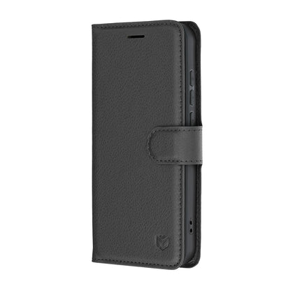Case for Oppo Reno16 / Reno16 Pro, Techsuit, Leather Folio, Black