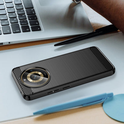 Case for Realme 11 4G, Techsuit, Carbon, Black
