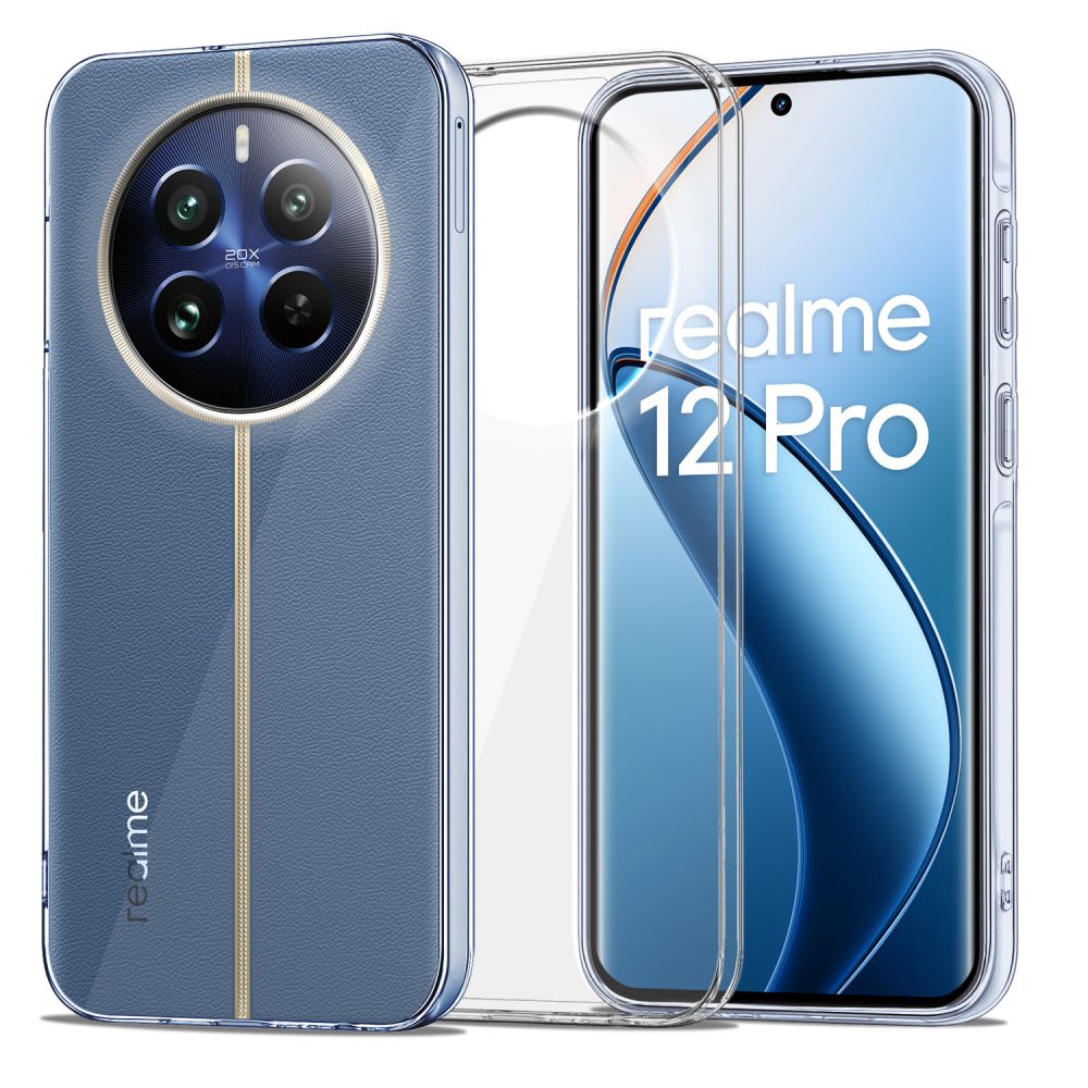 Case for Realme 12 Pro / 12 Pro+, Tech-Protect, FLEXAIR, Transparent