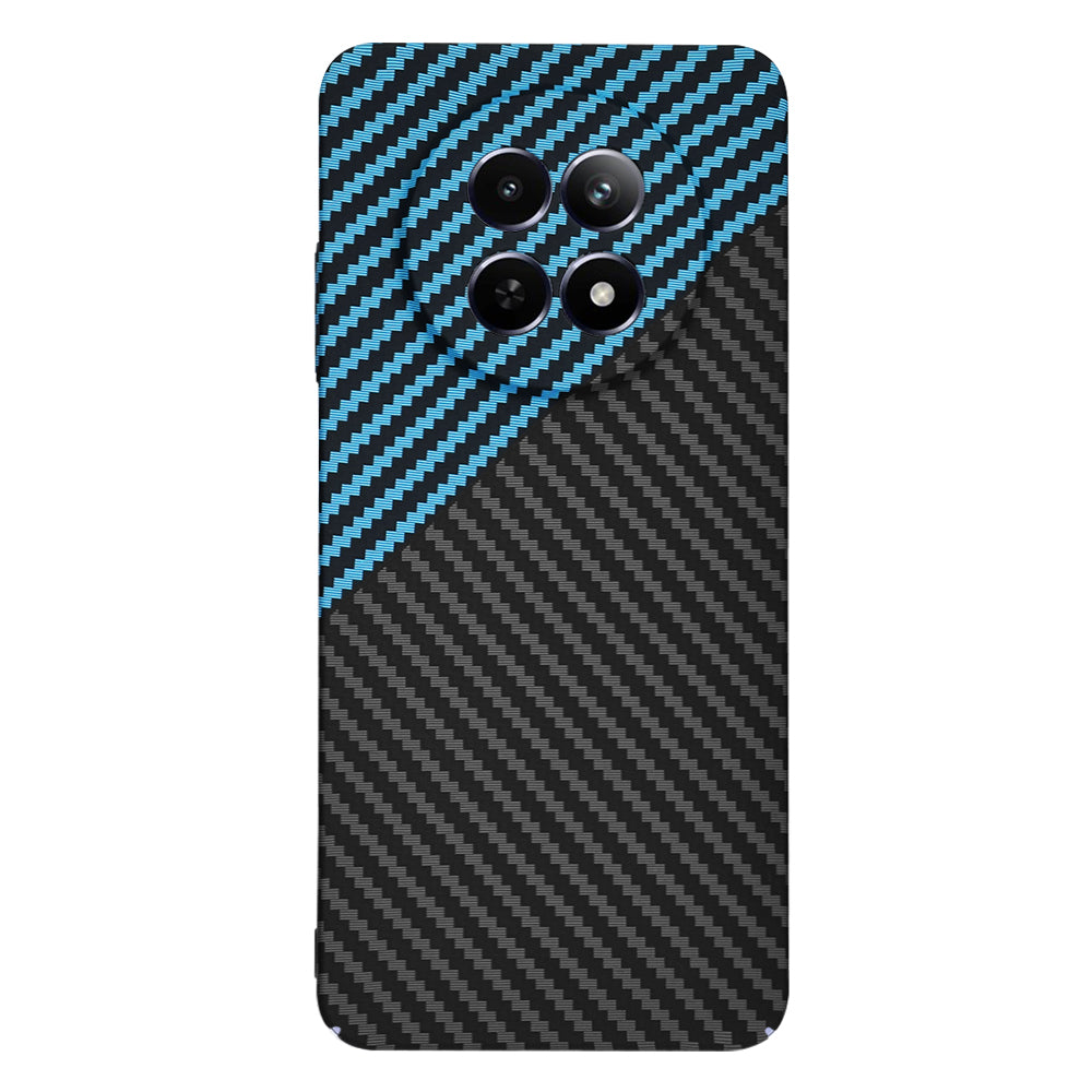 Case for Realme 12x / 12, Techsuit, Carbonite FiberShell, Black Blue