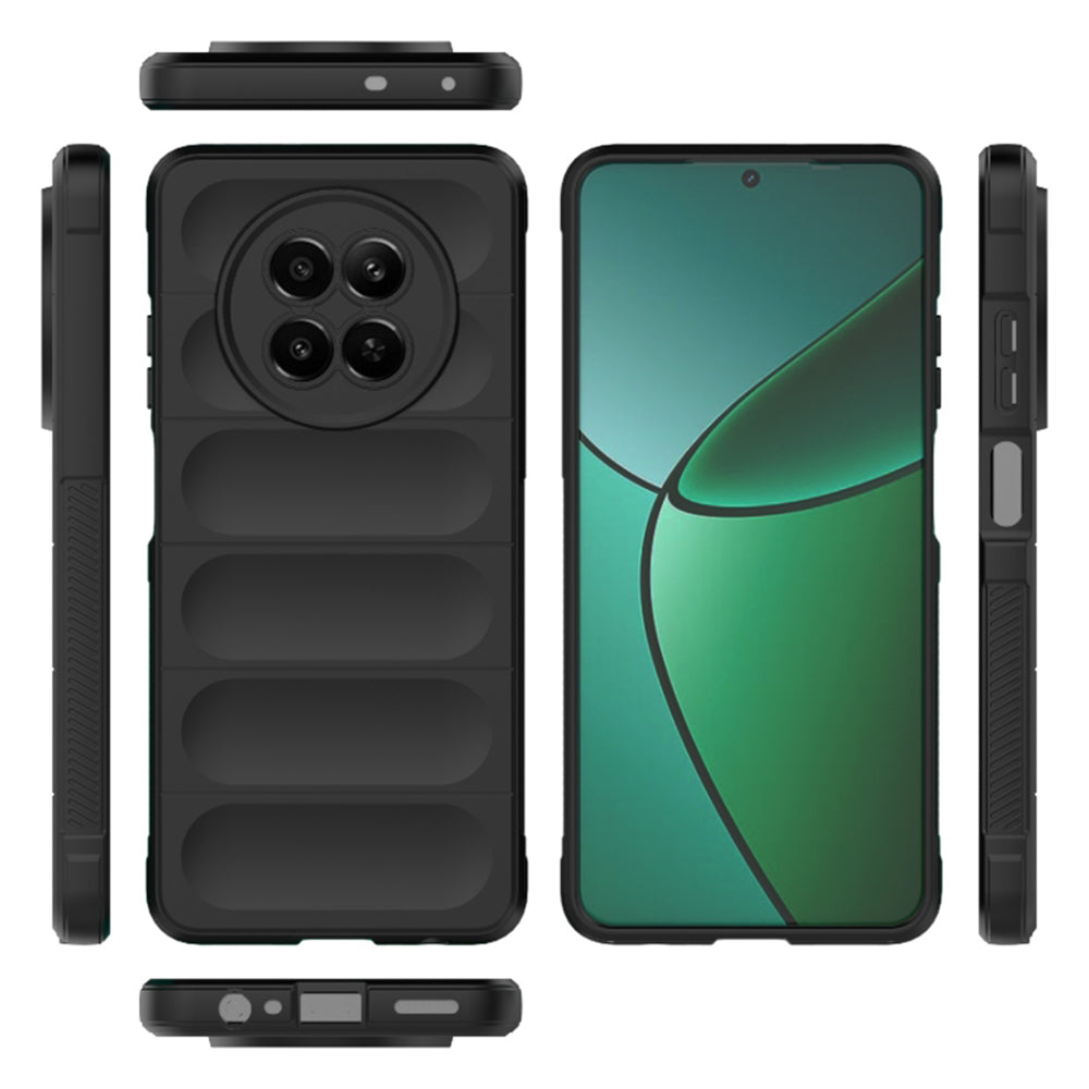 Case for Realme 12x / 12, Techsuit, Magic Shield, Burgundy