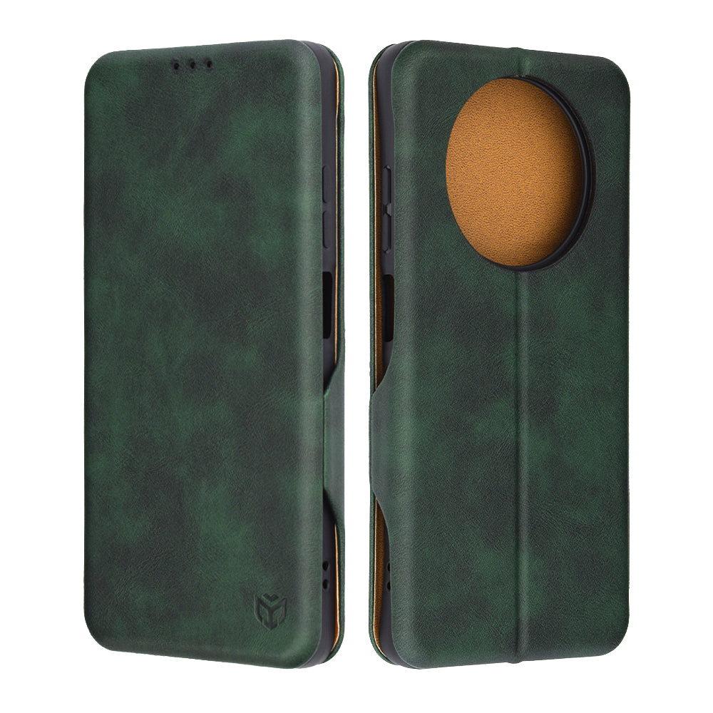 Case for Realme 12x / 12, Techsuit, Safe Wallet Plus, Green