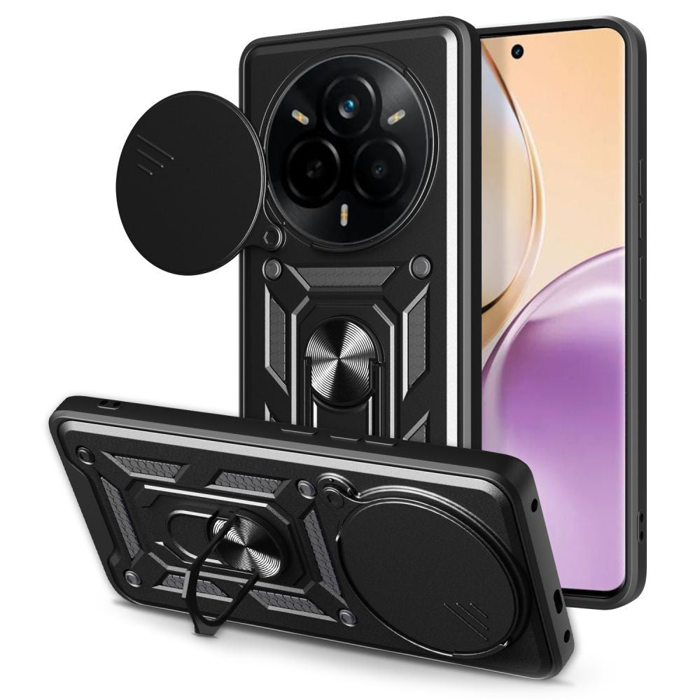 Case for Realme 14 Pro, Techsuit, CamShield, Black