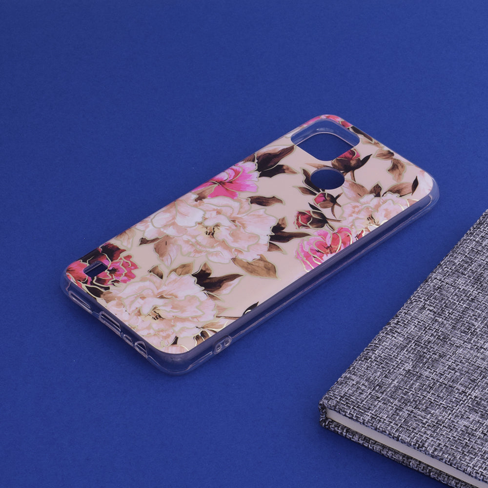 Case for Realme C21Y / C25Y, Techsuit, Marble, Beige