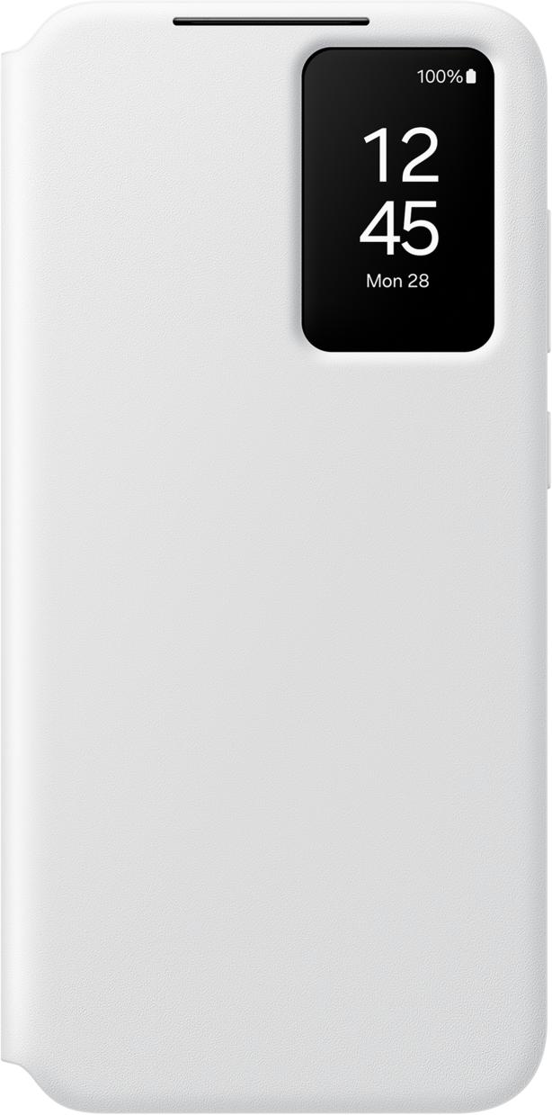 Case for Samsung Galaxy S24 FE S721, S-View Wallet, White EF-ZS721CWEGWW